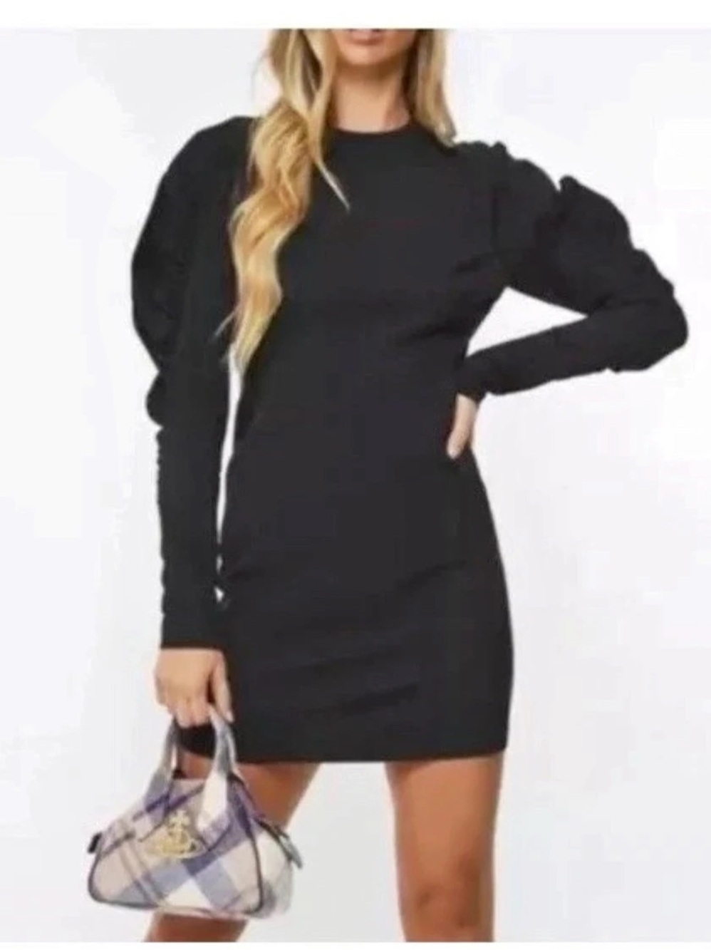 Rag & Bone Stephanie Puff Sleeve Mini Dress Women’s Size 0 Black